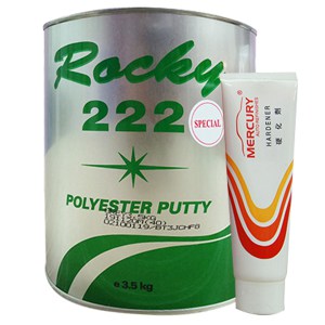 Rocky 222 Poly Putty With Hardener (Brown/Grey)